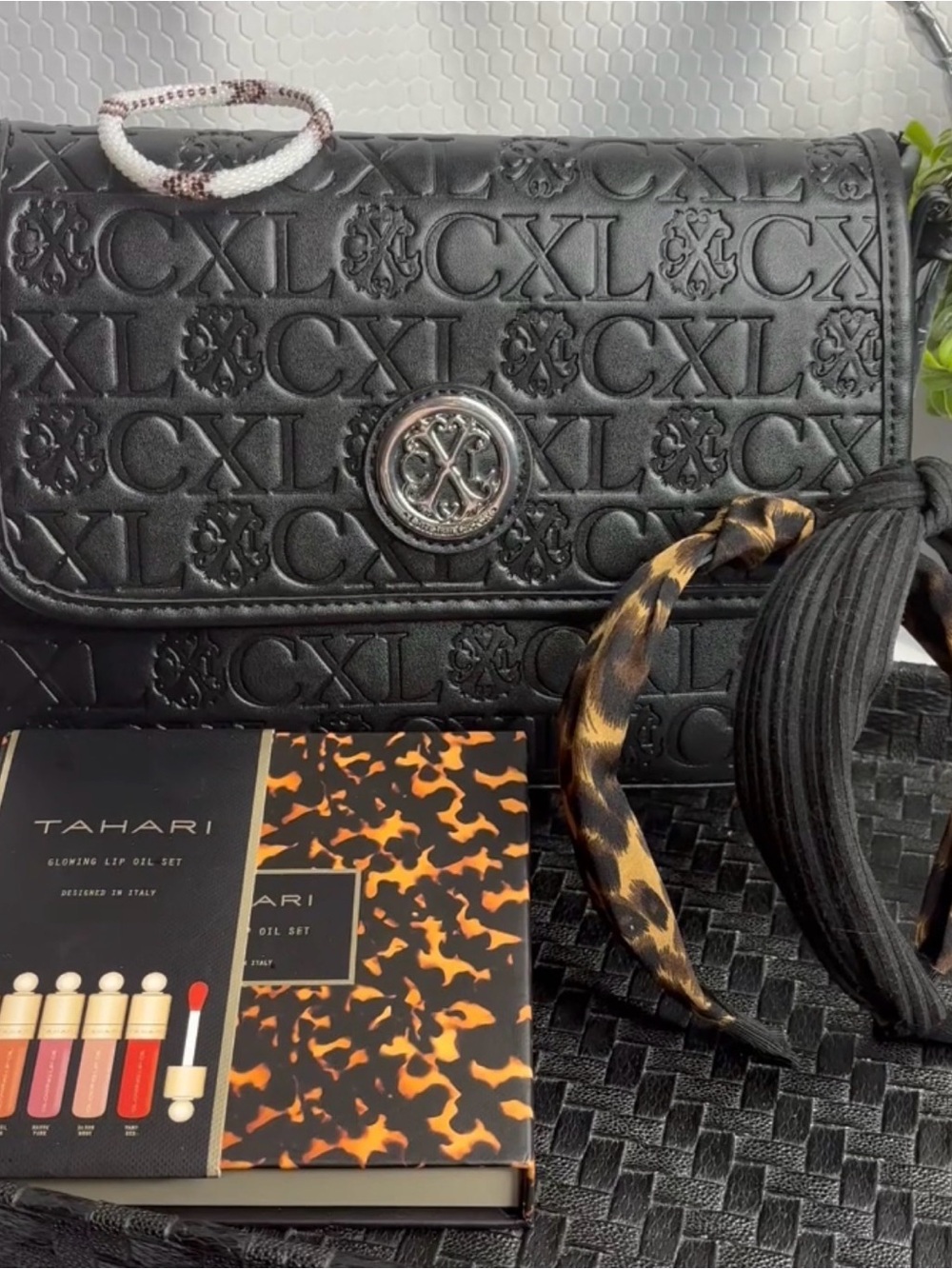 Christian Lacroix Vegan Leather Bag 5 Piece Bundle NWT
